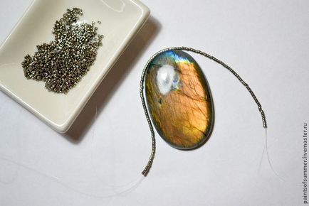 Bilaterális twining caboson - Fair Masters - kézzel készített, kézzel készített (cabochon) Kétoldalú twining cabochon - Fair Masters - kézzel készített, kézzel készített