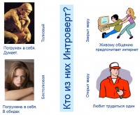 Introvertált és extrovertált (típusa idegrendszer) Introvertált és extrovertált