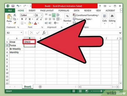 Hogyan változtassuk meg a kapitalizációja excel (betűk) Hogyan változtassuk meg a kis- és nagybetűket excel