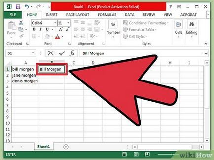 Hogyan változtassuk meg a kapitalizációja excel (betűk) Hogyan változtassuk meg a kis- és nagybetűket excel
