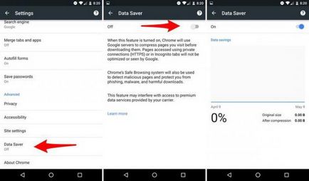Mivel a „android”, hogy növelje a sebességet az internet három egyszerű módszerekkel (kattintson a képre) Mivel a „android”, hogy növelje a sebességet az internet három egyszerű módszer