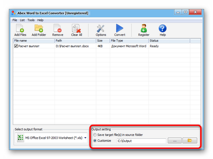 Ahogy lefordítani Word Excel (Excel) Hogyan lehet átalakítani a Word az Excel