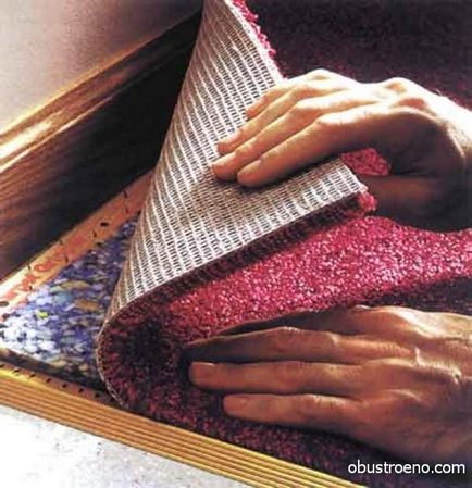 Hogyan tegyük egy szőnyeg kezével előkészítése, szerelése padlófűtés