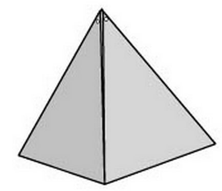 Hogyan készítsünk egy piramis papír saját kezűleg
