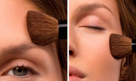 Hogyan lehet az arccsontja smink tanulás kiválasztásához és vizuálisan csökkenti a arccsont (fotó és videó útmutatók)