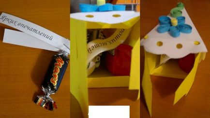 Hogyan készítsünk egy tortát egy meglepetés a papírt a kezét (papír sütemény) Hogyan készítsünk egy tortát egy meglepetés a papírt a kezét