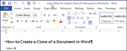 Hogyan hozzunk létre egy dokumentum másolatát szó (Microsoft Office). Hogyan hozzunk létre egy példányt a dokumentum szó