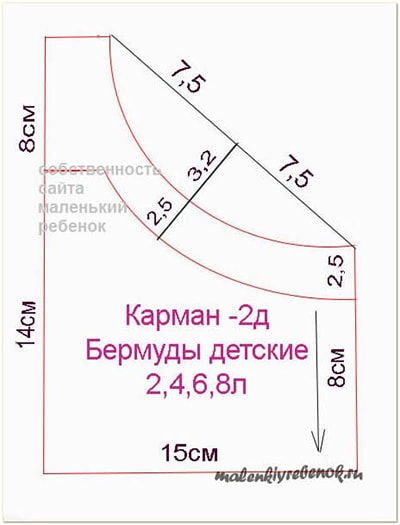 Hogyan kell varrni gyermek nadrág, Pattern 80-176 cm - nyak velem