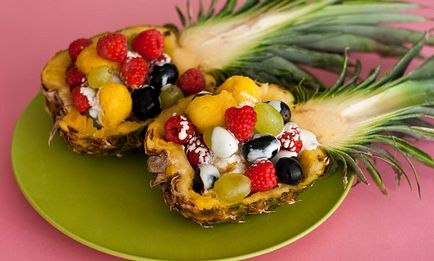Hogyan válasszuk ki és szépen vágott ananász