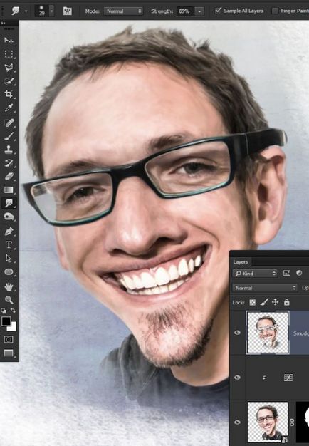A rajzfilm photoshop (összes réteg minta) Karikatúra photoshop