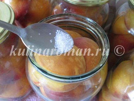 Az őszibarack konzerv a téli (sterilizálás nélküli recept), finom receptek (konzerv őszibarack szirupban télen) Az őszibarack konzerv a téli (sterilizálás nélküli recept), finom receptek