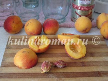 Az őszibarack konzerv a téli (sterilizálás nélküli recept), finom receptek (szirupban recept fotó) Az őszibarack konzerv a téli (sterilizálás nélküli recept), finom receptek