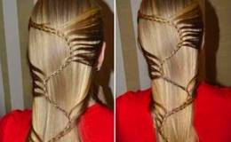 Braid íjakkal - saját kezűleg, fotó lépéseket (íjak) Braid íjakkal - saját kezűleg, fotó Steps