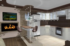 Kitchen Design Studio és belső fotó példák (stúdió) Kitchen Design Studio és belső képek példák