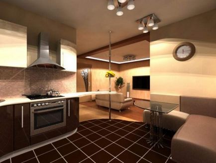Kitchen Design Studio és belső fotó példák (stúdió) Kitchen Design Studio és belső képek példák