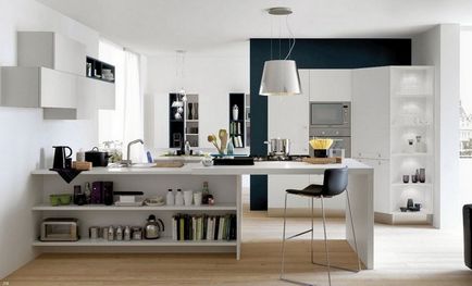 A konyha a lakás-stúdió fotók és tervezési ötletek, álom ház (egy kis konyha, egy stúdió apartman) A konyha a lakás-stúdió fotók és tervezési ötletek, álom ház