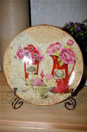 Master Class decoupage lemezek - Fair Masters - kézzel készített, kézzel készített (a kezüket) Master Class decoupage lemezek - Fair Masters - kézzel készített, kézzel készített