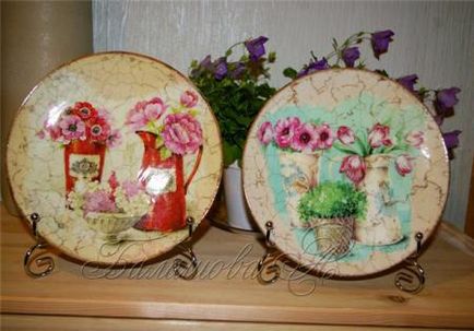 Master Class decoupage lemezek - Fair Masters - kézzel készített, kézzel készített (craquelure) Master Class decoupage lemezek - Fair Masters - kézzel készített, kézzel készített