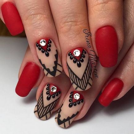 Fashion Nails mintás 2017-2018 - fotó gondolatok, szép manikűr egy minta a rövid és hosszú