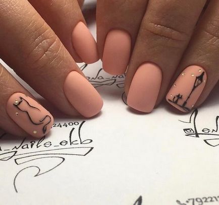 Fashion Nails mintás 2017-2018 - fotó gondolatok, szép manikűr egy minta a rövid és hosszú