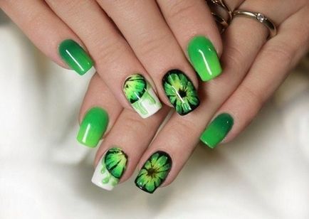 Fashion Nails mintás 2017-2018 - fotó gondolatok, szép manikűr egy minta a rövid és hosszú