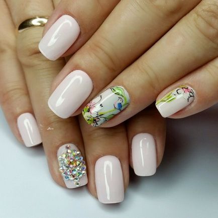 Fashion Nails mintás 2017-2018 - fotó gondolatok, szép manikűr egy minta a rövid és hosszú