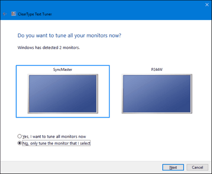 Beállítás ClearType Windows 10 (be-, vagy kikapcsolni ClearType) Beállítás ClearType Windows 10