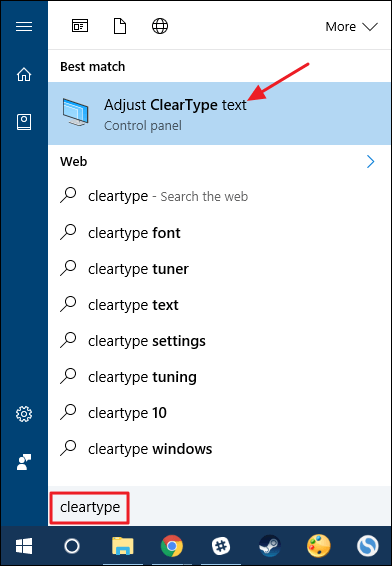 Beállítás ClearType Windows 10 (ClearType) Beállítás ClearType Windows 10