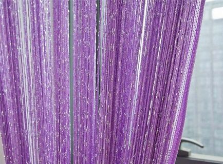 Cotton függöny a konyhában belső, fotó, műhely a gyártás fonal függöny kezét 1 (konyha) Cotton függöny a konyhában belső, fotó, műhely a gyártás fonal függöny kezével 1