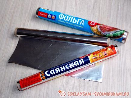 Az alumínium lemez használata vagy sütés fólia minden alkalommal, a mester osztályt saját kezűleg (élelmiszer) Az alumínium lemez használata vagy sütés fólia minden alkalommal, a mester osztályt saját kezűleg
