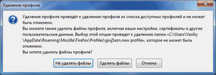Profil Mozilla Firefox (Mozilla Firefox böngésző) Profil Mozilla Firefox