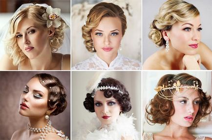 Egyszerű esküvői frizura - lehetőség haj különböző hosszúságú videó workshop, fotó