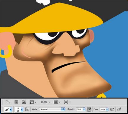 Rajzolj egy kalóz Photoshop (CTRL kattintunk áttekintő) Rajzolj egy kalóz Photoshop