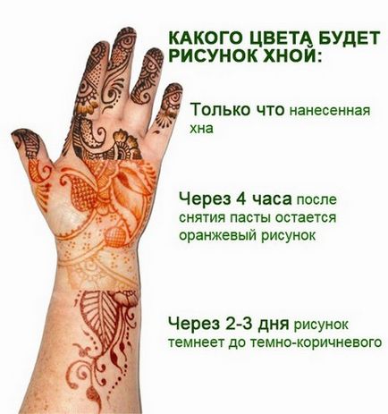 Henna kezében (bélyegképek) kezdőknek, fotók