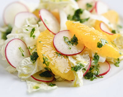Saláták retek - 10 recept fotókkal