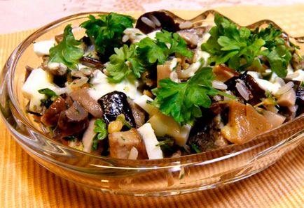 Saláta ecetes gomba - hagyományos és új receptek