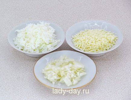 Saláta - mimóza - a klasszikus recept konzervek, egyszerű receptek képekkel