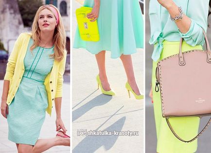 A színek kombinációja a ruha menta - 200 fotó, Beauty Box (mit vegyek menta szín) A színek kombinációja a ruha menta - 200 fotó, Beauty Box