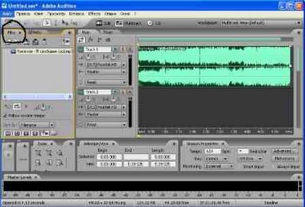 Cikk, hogyan kell elszámolni ének segítségével az Adobe Audition okursy zenészeknek (Adobe Audition) Cikk, hogyan kell elszámolni ének segítségével az Adobe Audition okursy zenészeknek