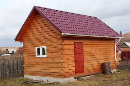 Építése a fürdő - hogyan kell építeni egy szauna egy bárban a kezeddel, video