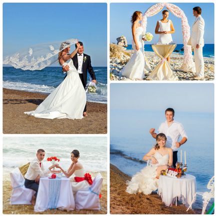 Esküvő a tengerparton ötlet egy nyári ünnepe
