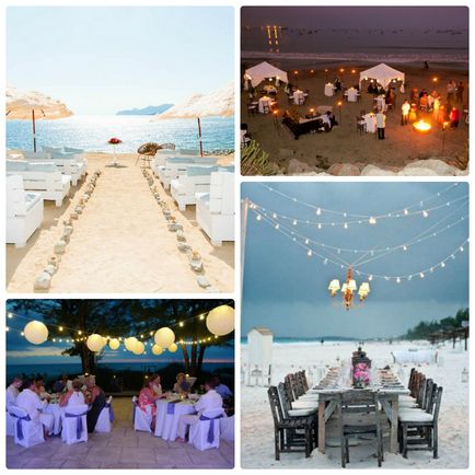 Esküvő a tengerparton ötlet egy nyári ünnepe