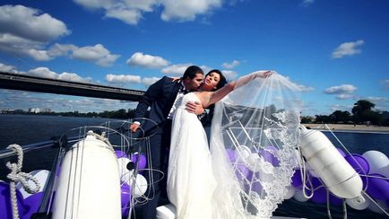 Esküvői hajón Moszkvában, az árak a bérleti 2017