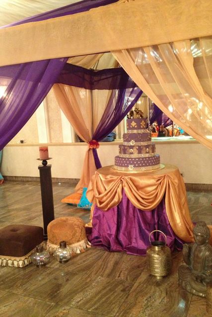 Az esküvő a stílus „keleti mese”