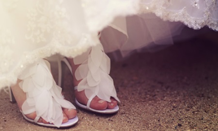 Esküvői szandál (58 fotó) szandál esküvő, fehér és magas sarkú