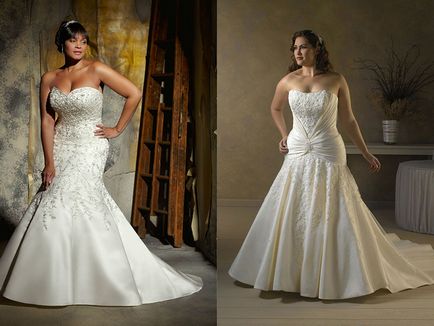 Esküvői ruhák nagyobb a nők hangsúlyozzák luxus szám!