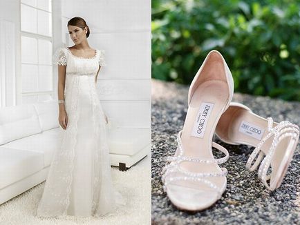 Esküvői ruhák az empire stílusú - a megtestesült kegyelem és könnyűség