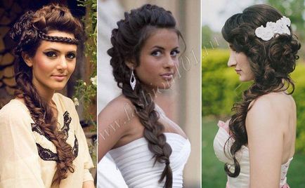 Esküvői frizurák hosszú haj fotó és videó összeállítás frizurák