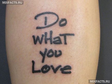Tattoo viszont betűkkel fordítását (fotó)