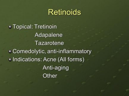 Retinoidok, mi ez